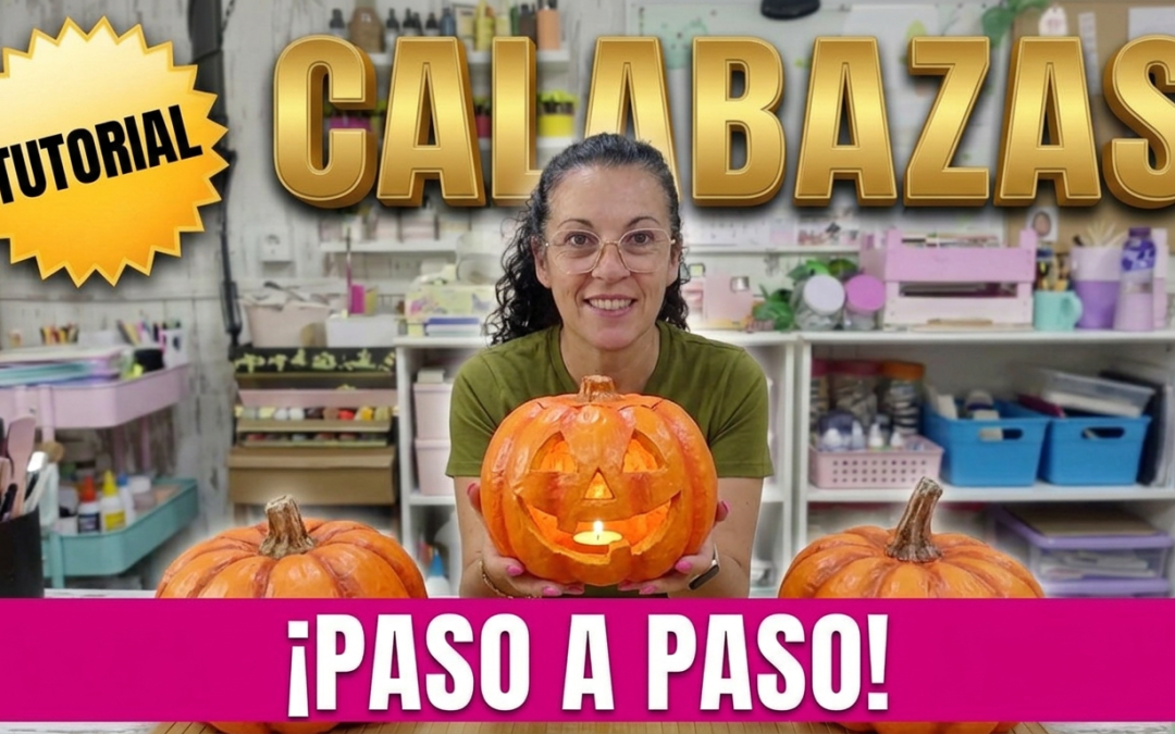 calabazas para halloween con material reciclado