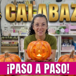 calabazas para halloween con material reciclado