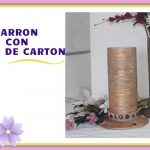JARRON CON MATERIAL RECICLADO