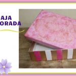 CAJA DECORADA DE CARTON