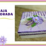 CAJA DECORADA DE CARTON