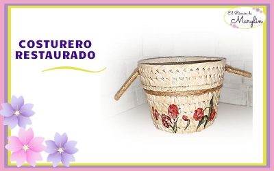 CESTA COSTURERO RESTAURADA