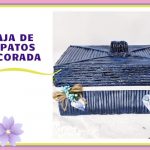 CAJA DE ZAPATOS DECORADA