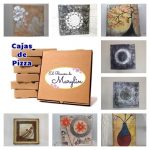 cuadros con cajas de carton