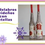 Como reciclar BOTELLAS DE CRISTAL para navidad