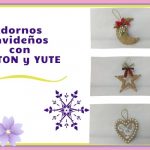 ADORNOS NAVIDEÑOS CON CARTON