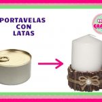 PORTAVELAS CON LATA