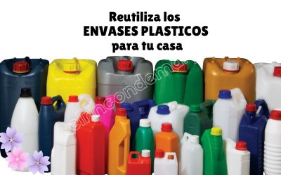 6 DIY. Reutiliza envases plásticos y organizar tu hogar