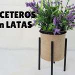 MACETEROS CON LATAS