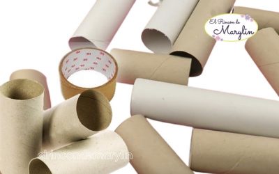 5 ideas para reciclar TUBOS DE CARTON