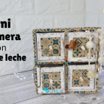 mini cajonera de carton