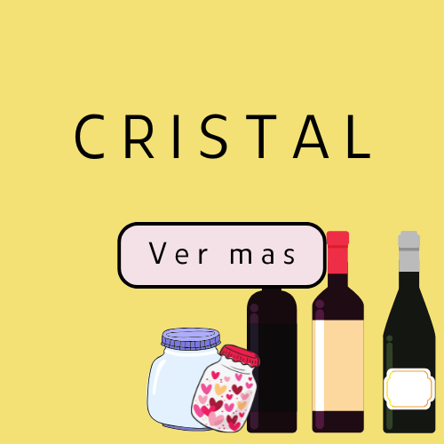CRISTAL MANUALIDADES CON MATERIAL RECICLADO