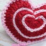llavero corazon amigurumi san valentin
