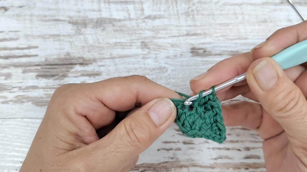 flor a crochet en punto piña